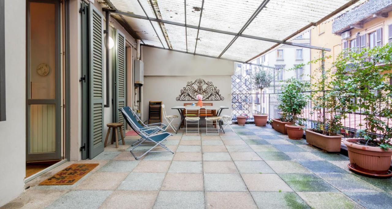 Joivy Apt For 6 With Big Terrace In Milan Centro Storico Exterior foto